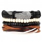 Immense Multilayer Vintage Men s Handmade Bead Woven Leather Bracelets and Bangles Special Fashion Gift Jewelry Accessories32811082556