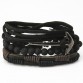 Immense Multilayer Vintage Men's Handmade Bead Woven Leather Bracelets and Bangles Special Fashion Gift Jewelry Accessories
