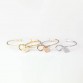 Delightful Rose Gold/Silver Alloy Letter Bracelet Special Fashion Gift Jewelry Accessories32894429537