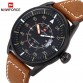 Amazing Luxury Naviforce Ultra Thin Sports Quartz  Dial Clock Military Leather band Wrist Watch Special Fashion Gift Jewelry Accessories32791912832