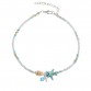 Superb Silver Bohemia Bead Shell Starfish Turtle Anklets Special Fashion Gift Jewelry Accessories