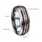 Elegant Polished Men s Matte Shell Tungsten Carbide Ring Special Fashion Gift Jewelry Accessories32880874093