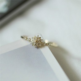 Romantic  Snowflake Women's Delicate Party  Ring Special Fashion Gift Jewelry Accessories