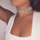 Appealing Rhinestone Women s Crystal Silver Chain Punk Gothic Choker Necklace Special Fashion Gift Jewelry Accessories32753601442