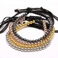 Charming Handmade Adjustable Unisex Rope Wrap Cord Beaded Bracelet Bangles Special Fashion Gift Jewelry Accessories32862428994