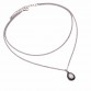 Splendid Boho Minimalist Double Horn Crescent Water Drop  Necklace Special Fashion Gift Jewelry Accessories