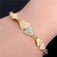 Hot Crystal Rhinestone Cuff Chain Bracelet Special Fashion Gift Jewelry Accessories32758760390