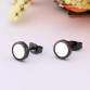 Vintage Men s Stud Black Earrings Special Fashion Gift Jewelry Accessories32824424136