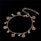 Pretty Flower Charm  Gold-Color  Leg Fashion Foot Chain Ankle Bracelet Special Fashion Gift Jewelry Accessories
