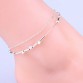 Beautiful Stars and Beads Women s Geometric Triangular Heart Chain Anklets Special Fashion Gift Jewelry Accessories32828887839