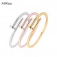 Daring Nail Cuff Women s Copper Love Stainless Steel Bracelets Special Fashion Gift Jewelry Accessories32841403279