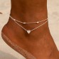 Lovely Heart Decorated Women s Leg Chain Anklet Special Fashion Gift Jewelry Accessories32950336500