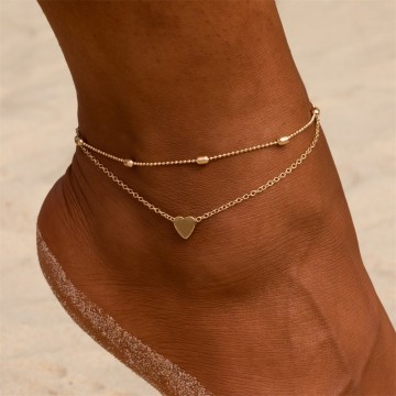 Lovely Heart Decorated Women s Leg Chain Anklet Special Fashion Gift Jewelry Accessories32950336500