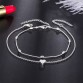 Lovely Heart Decorated Women's Leg Chain Anklet Special Fashion Gift Jewelry Accessories