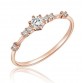 Stylish Rose Gold /Sliver /Gold Color Rhinestone Crystal Women's Finger Ring Special Fashion Gift Jewelry Accessories
