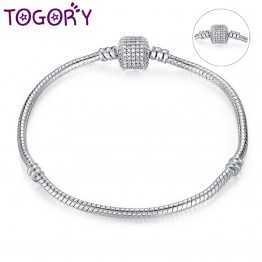 Authentic Silver Plated Snake Chain Women's Bangle Bracelet Special Fashion Gift Jewelry Accessories