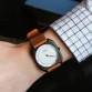 Luxury Elegant Men's Ultra Thin Dial Quartz Clock Casual Wrist Watch Special Fashion Gift Jewelry Accessories
