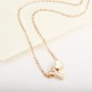 Beautifully Personalized Tiny Gold-Letter Name-Initials Necklace Jewelry