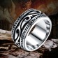 Remarkable Vintage Geometric  Titanium Silver Color Stainless Steel Men s Ring Special Fashion Gift Jewelry Accessories32863018075