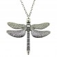 Unique Antique Big Dragonfly Silver Color Chain Long Pendant Necklace Special Fashion Gift Jewelry Accessories32325459605