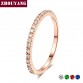 Exceptional Concise Classical Multi-color Mini Cubic Zirconia Rose Gold Color Ring Special Fashion Gift Jewelry Accessories923935082