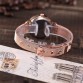 Elegant Dial Stainless Steel Women's Quartz Casual Bracelet Wrist Watch Special Fashion Gift Jewelry Accessories