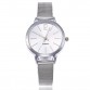 Elegant Dial Stainless Steel Women's Quartz Casual Bracelet Wrist Watch Special Fashion Gift Jewelry Accessories