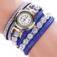 Beautiful Casual Alloy Quartz Rhinestone Leather Bracelet Wrist Watches Special Fashion Gift Jewelry Accessories32885599923