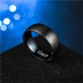 Stunning  Black Titanium Men's   Matte Finished Classic Ring Special Fashion Gift Jewelry Accessories
