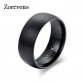 Stunning  Black Titanium Men s   Matte Finished Classic Ring Special Fashion Gift Jewelry Accessories32841586614