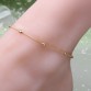 Cute Minimalist Gold plated Adjustable Anklet Jewelry